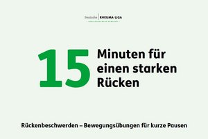 Cover Bewegungsübungen bei Rückenbeschwerden