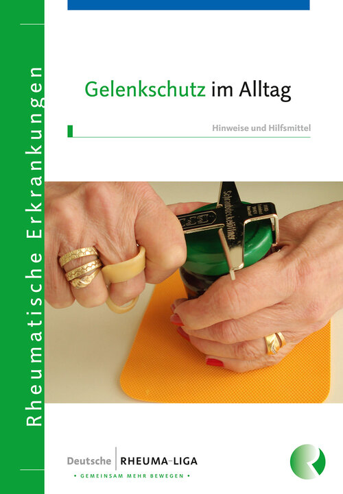 Cover der Broschüre Gelenkschutz im Alltag